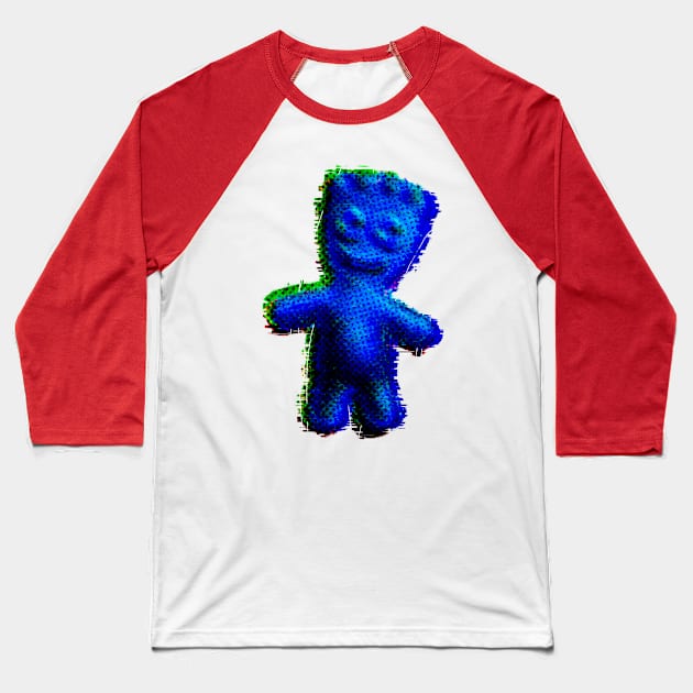 Sour Patch Snack Glitch Baseball T-Shirt by SABREart